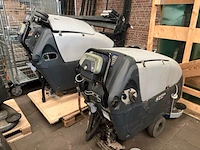 6x achterloop schrobzuigmachine, vloerreiniger nilfisk professioneel, ba 651 - afbeelding 5 van  5
