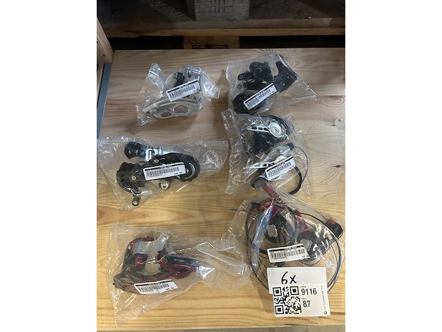 6x achterversnelling, trigger set, w.o. sram x0 - afbeelding 1 van  6