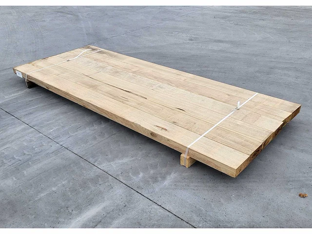 6x afrikaans eiken 60 x 155 mm, lengte 245 cm - afbeelding 2 van  4