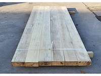 6x afrikaans eiken 60 x 155 mm, lengte 275 cm