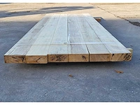 6x afrikaans eiken 60 x 155 mm, lengte 275 cm - afbeelding 3 van  4