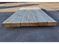 6x afrikaans eiken 60 x 155mm, lengte 215 cm - afbeelding 3 van  4