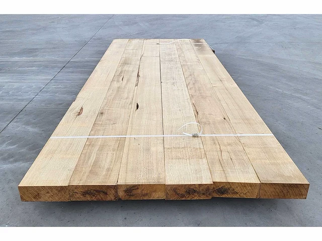 6x afrikaans eiken 60 x 155mm, lengte 245 cm - afbeelding 1 van  4