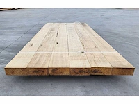 6x afrikaans eiken 60 x 155mm, lengte 245 cm - afbeelding 3 van  4