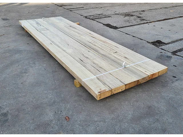 6x afrikaans eiken 60 x 155mm, lengte 305 cm - afbeelding 2 van  6