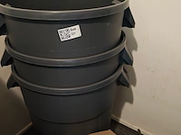 6x afval emmers - afbeelding 2 van  2