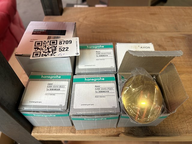6x afvoerpluggen voor wastafels hansgrohe, axor - afbeelding 1 van  3