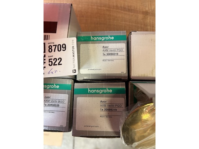 6x afvoerpluggen voor wastafels hansgrohe, axor - afbeelding 3 van  3