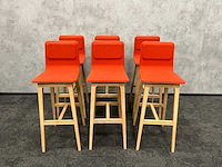 6x alki laia - design barkruk - koraal - afbeelding 6 van  12