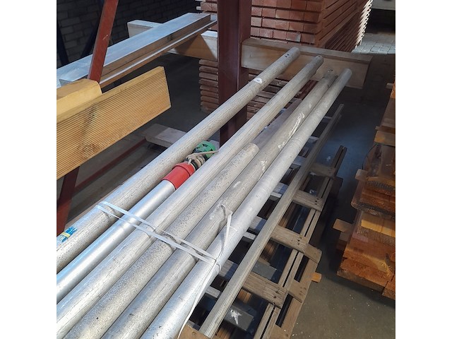 6x aluminium buis - afbeelding 2 van  3