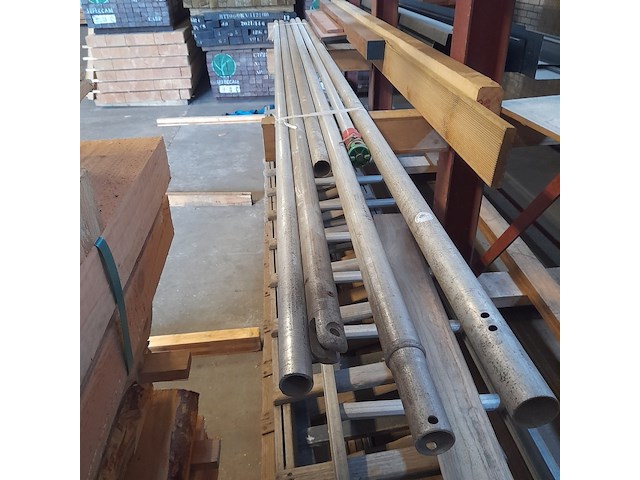 6x aluminium buis - afbeelding 3 van  3