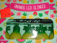 6x ananas ledslinger 215cm - afbeelding 3 van  3