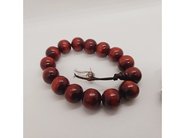 6x armband - jade, aquamarijn, bloedkoraal, sandlewood, gietijzer - afbeelding 8 van  9