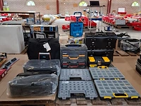 6x assortimentbak met 6x gereedschapskoffer/tas