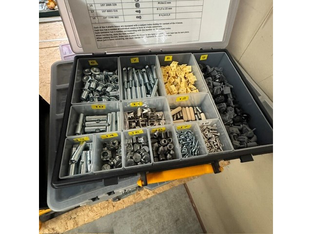 6x assortimentskoffer met meubelbeslag, o.a. raaco - afbeelding 11 van  18