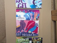 6x ba poncho, my little pony, ninja turtles en enchantimals, 2 sets