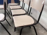 6x back to school stoel beige, zuiver - afbeelding 2 van  6