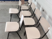 6x back to school stoel beige, zuiver - afbeelding 3 van  6