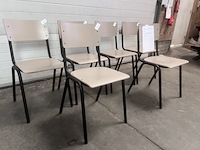 6x back to school stoel beige, zuiver - afbeelding 6 van  6