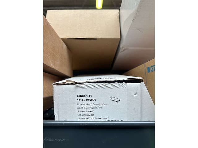 6x badkameraccessoires w.o. glijstang 75cm rond w.o. hotbath, geberit - afbeelding 3 van  4
