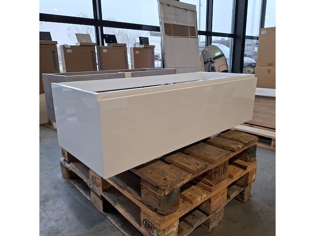 6x badmeubel dekker, lanesto, glans wit - afbeelding 1 van  4