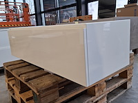 6x badmeubel dekker, lanesto, glans wit - afbeelding 3 van  4