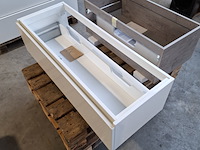 6x badmeubel dekker, lanesto, glans wit - afbeelding 4 van  4