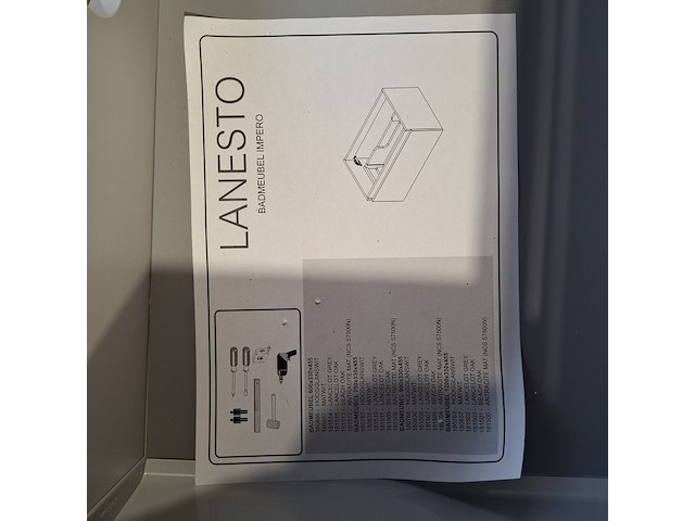 6x badmeubel dekker, lanesto, lancelot oak - afbeelding 6 van  6