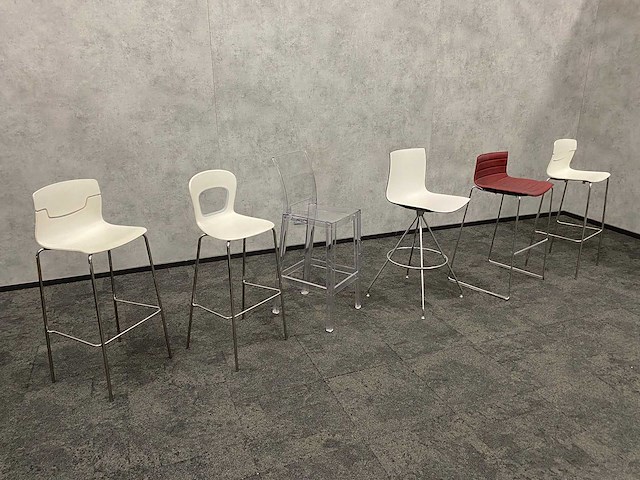 6x barkruk - diverse designmerken - gaber/ kartell/ arper - afbeelding 12 van  22