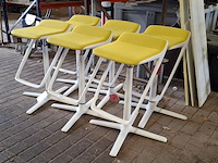 6x barkruk, interstuhl, kinetic is5