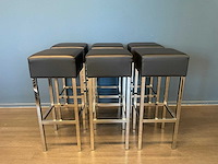 6x barkruk kunstleder - afbeelding 2 van  8