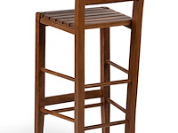 6x barstoel, walnoot - afbeelding 2 van  3