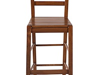 6x barstoel, walnoot - afbeelding 3 van  3