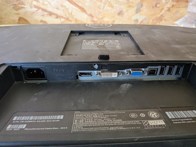 6x beeldscherm full hd dell, p2714hc - afbeelding 8 van  24