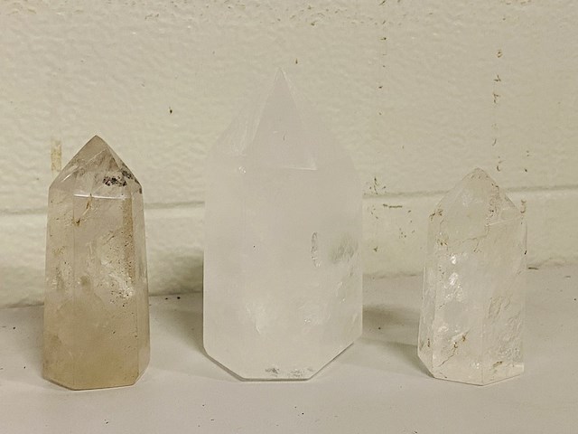 6x bergkristal gepolijste punten - afbeelding 6 van  6