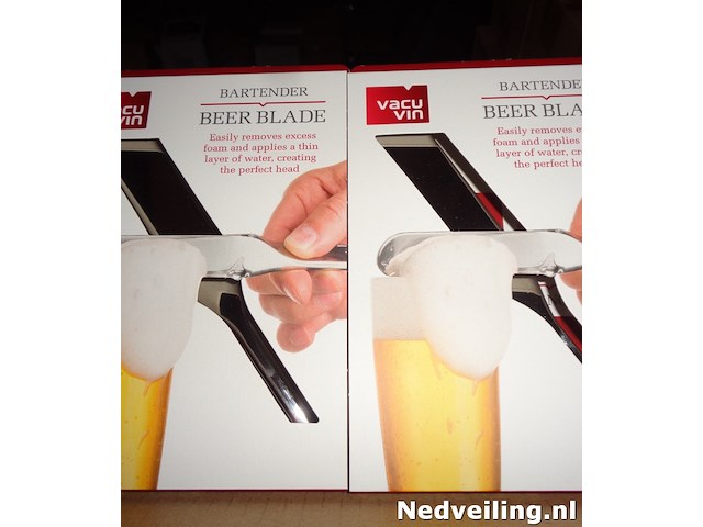 6x bierafschuimer vacuvin - afbeelding 2 van  3