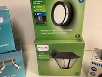 6x binnen- en buiten lampen philips, diverse, kunststof/metaal - afbeelding 3 van  4