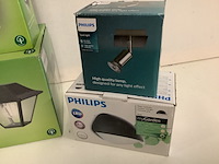 6x binnen- en buiten lampen philips, diverse, kunststof/metaal - afbeelding 4 van  4