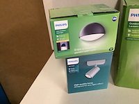 6x binnen- en buiten lampen philips, diverse, kunststof/metaal - afbeelding 2 van  4