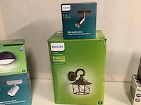 6x binnen- en buiten lampen philips, diverse, kunststof/metaal - afbeelding 3 van  4