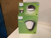 6x binnen- en buiten lampen philips, diverse, kunststof/metaal - afbeelding 2 van  4