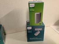 6x binnen- en buiten lampen philips, diverse, kunststof/metaal - afbeelding 4 van  4