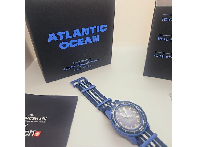 6x blancpain automatisch horloge collectie x swatch fifty fathoms - afbeelding 3 van  15