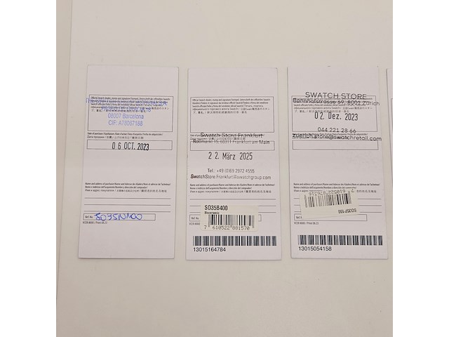 6x blancpain automatisch horloge collectie x swatch fifty fathoms - afbeelding 6 van  15