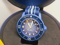 6x blancpain automatisch horloge collectie x swatch fifty fathoms - afbeelding 9 van  15