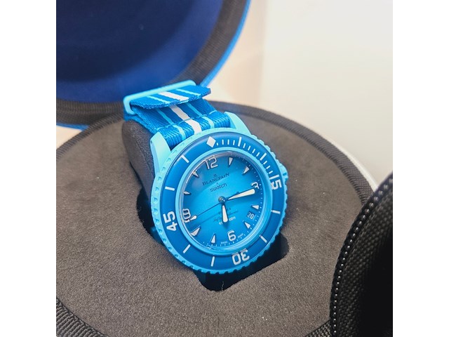 6x blancpain automatisch horloge collectie x swatch fifty fathoms - afbeelding 11 van  15