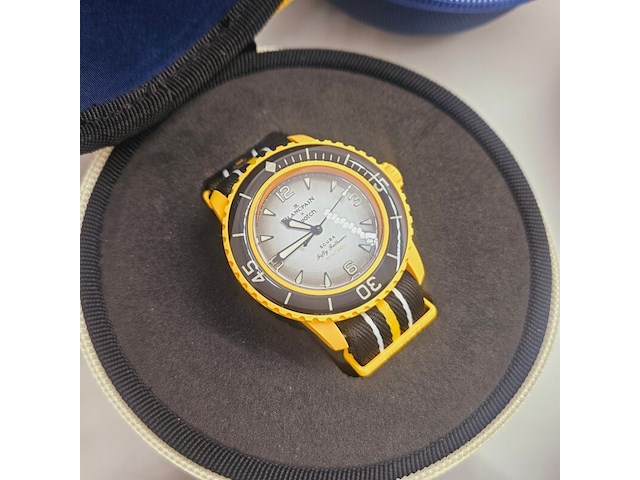 6x blancpain automatisch horloge collectie x swatch fifty fathoms - afbeelding 12 van  15