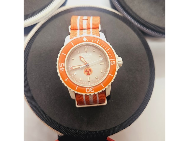6x blancpain automatisch horloge collectie x swatch fifty fathoms - afbeelding 14 van  15