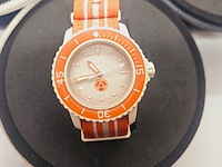 6x blancpain automatisch horloge collectie x swatch fifty fathoms - afbeelding 14 van  15
