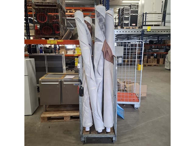 6x bont bedrukte tricot bekledingsstof - afbeelding 1 van  9